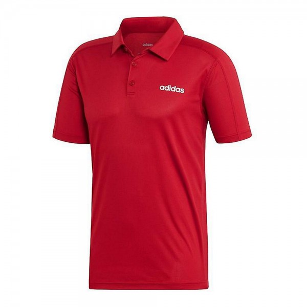 Ανδρική Μπλούζα Polo με Κοντό Μανίκι Adidas  D2M CCOOL POLO EI5567 S Μπορντό