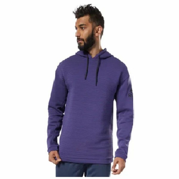 Ανδρικό Φούτερ με Κουκούλα FLEECE OTH HOOD Reebok DY7802 Μωβ