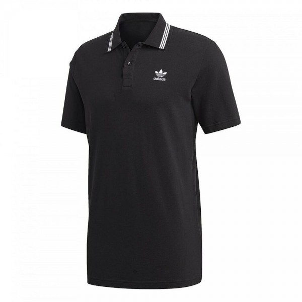 Ανδρική Μπλούζα Polo με Κοντό Μανίκι Pique Adidas FM9952 Μαύρο XS
