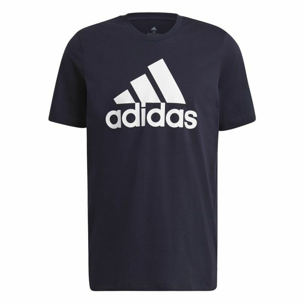 Ανδρική Μπλούζα με Κοντό Μανίκι  Essentials Big Logo  Adidas Legend Ink  Μπλε