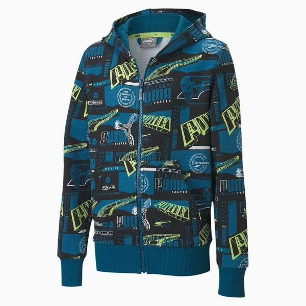 Παιδικό Φούτερ με Κουκούλα Puma  FULL-ZIP 583197 Μπλε