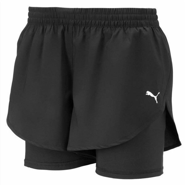 Γυναικεία Αθλητικά Σορτς Puma 2 σε 1 Μαύρο Γυναίκα