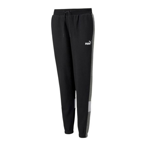 Μακρύ Αθλητικό Παντελόνι  Puma Essential+ Colorblock Μαύρο Άντρες