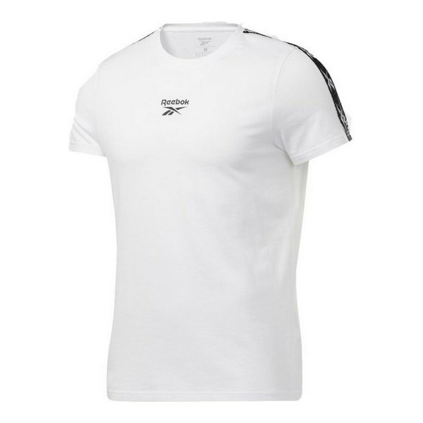 Ανδρική Μπλούζα με Κοντό Μανίκι Reebok Essentials Tape Λευκό