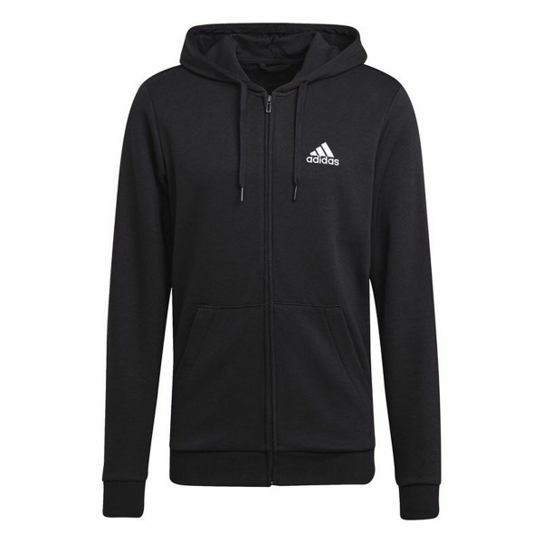 Ανδρικό Aθλητικό Mπουφάν Adidas French Terry Big Logo Μαύρο