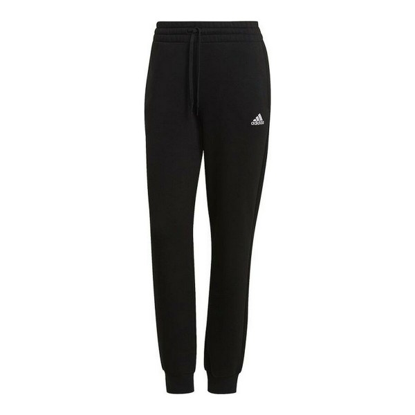 Μακρύ Αθλητικό Παντελόνι Adidas Essentials Fleece Logo Μαύρο Γυναίκα