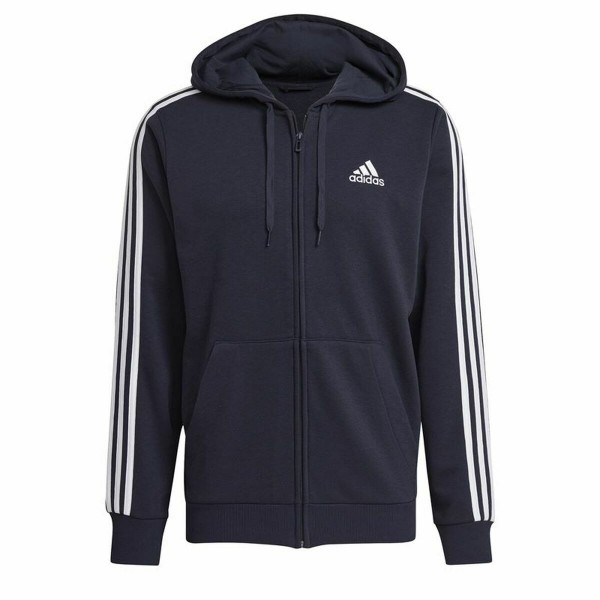 Ανδρικό Aθλητικό Mπουφάν Adidas Essentials French Terry 3 Σκούρο μπλε