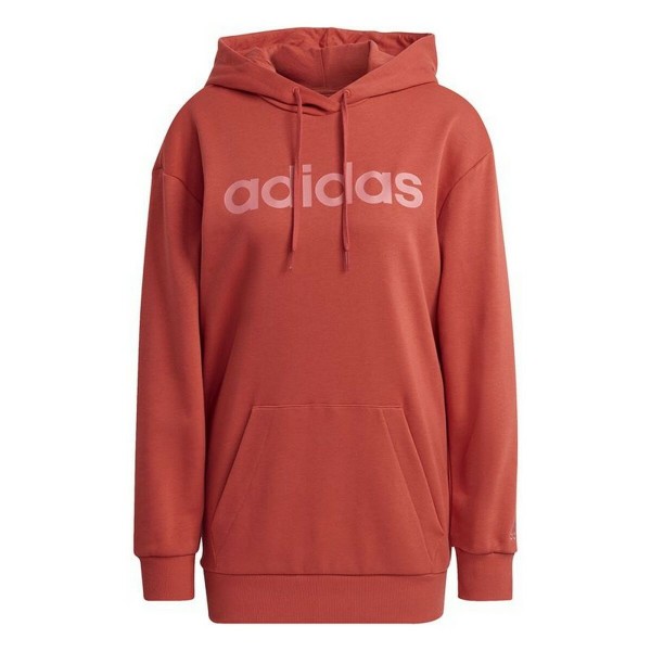 Γυναικείο Φούτερ με Κουκούλα Adidas Essentials Logo Κόκκινο