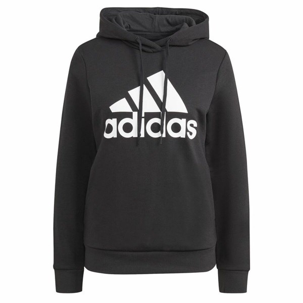 Γυναικείο Φούτερ με Κουκούλα Adidas Loungewear Essentials Logo Μαύρο