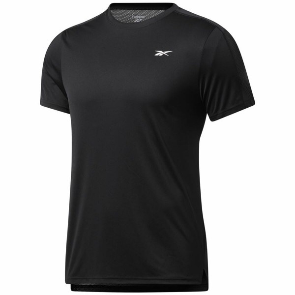 Ανδρική Μπλούζα με Κοντό Μανίκι Reebok Workout Ready Tech Μαύρο