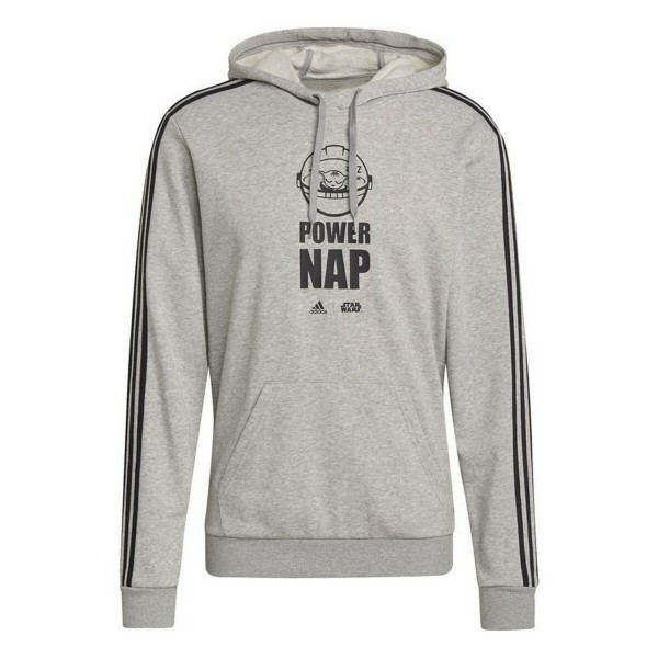 Ανδρικό Φούτερ με Κουκούλα Adidas X Star Wars: The Mandalorian Ανοιχτό Γκρι
