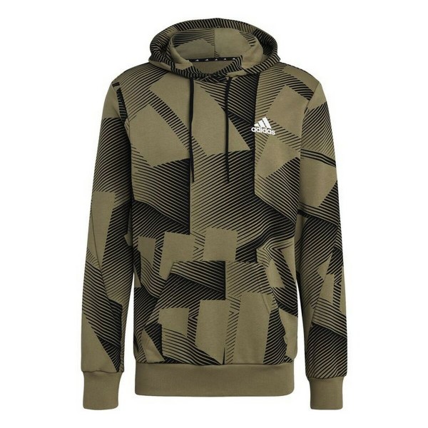 Ανδρικό Φούτερ με Κουκούλα Adidas Graphic M Χακί