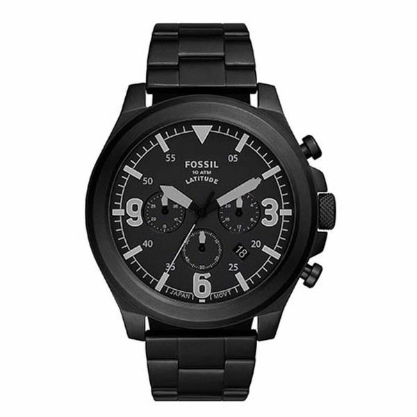 Ανδρικά Ρολόγια Fossil LATITUDE Μαύρο (Ø 50 mm)