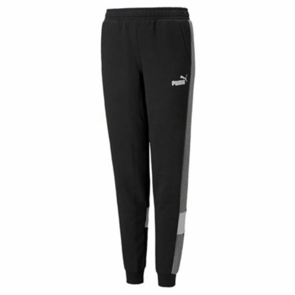 Αθλητικά Παντελόνια για Παιδιά Puma Essentials+ Colorblock K Μαύρο