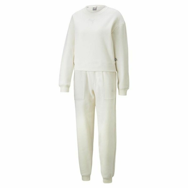 Γυναικεία Αθλητική Φόρμα Puma Loungewear Λευκό