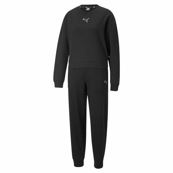 Γυναικεία Αθλητική Φόρμα Puma Loungewear Μαύρο