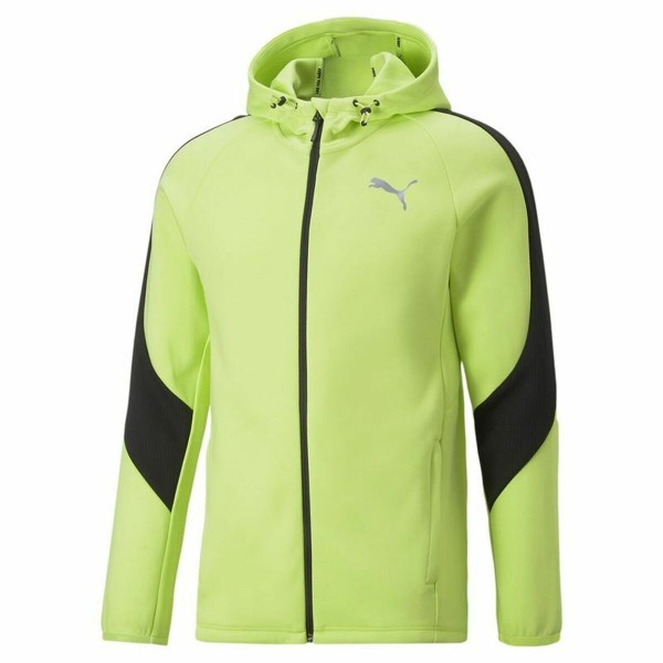 Ανδρικό Φούτερ με Κουκούλα Puma Evostripe Πράσινο Πλήρες φερμουάρ