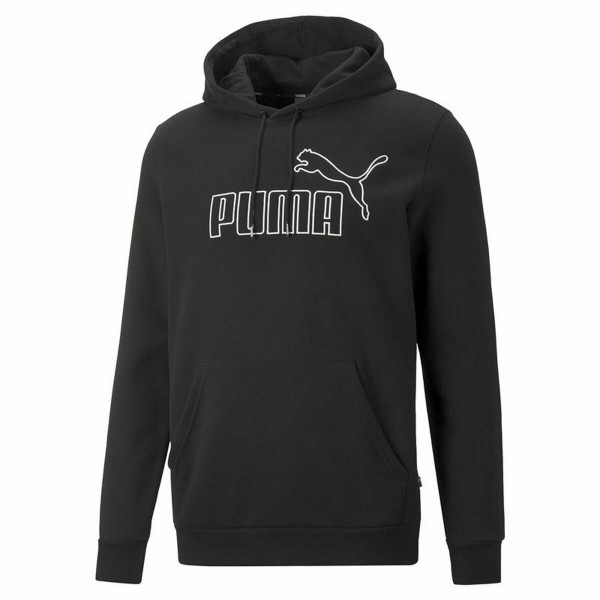 Ανδρικό Φούτερ με Κουκούλα Puma Μαύρο