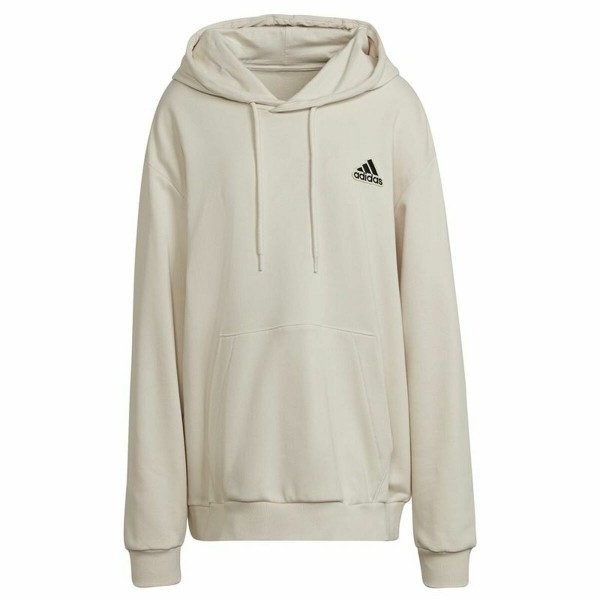 Ανδρικό Φούτερ με Κουκούλα Adidas Essentials Feelcomfy Μπεζ