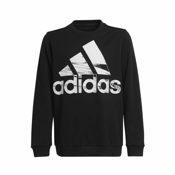 Παιδικό Φούτερ χωρίς Κουκούλα Adidas Sweat Logo Μαύρο