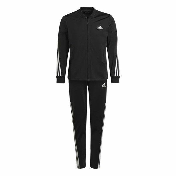 Παιδική Αθλητική Φόρμα Adidas Aeroready 3 Stripes Μαύρο