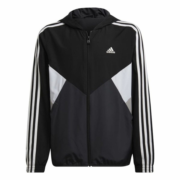 Παιδικό Αθλητικό Μπουφάν Adidas Coupe-Vent Colorblock Μαύρο