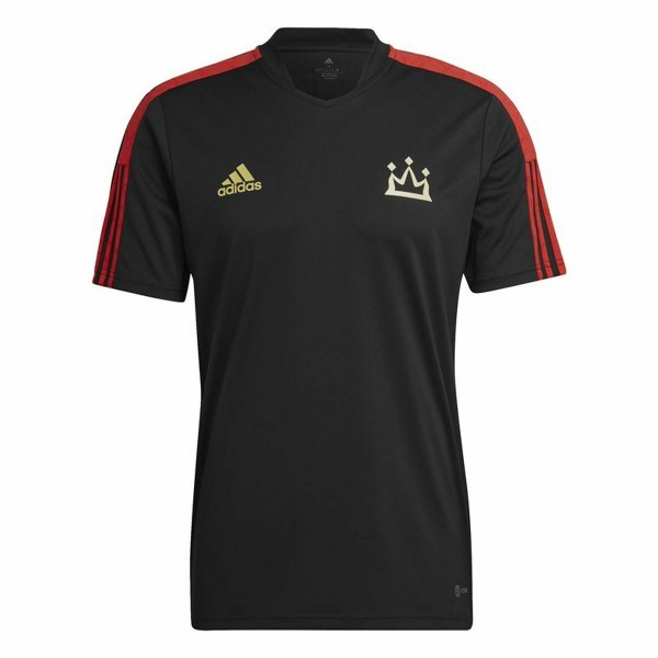 Ανδρική Μπλούζα με Κοντό Μανίκι Adidas Salah Μαύρο