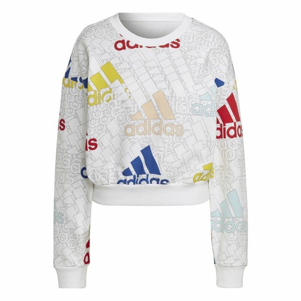 Γυναικείο χωρίς Κουκούλα Adidas Essentials Multi-Coloured Λευκό