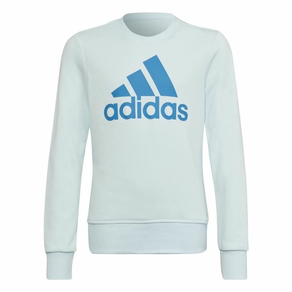 Φούτερ Χωρίς Κουκούλα για Κοριτσάκι Adidas Essentials Ανοιχτό Μπλε