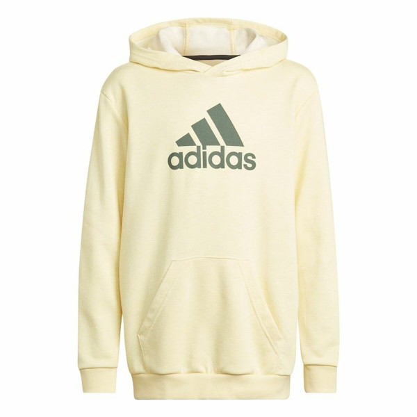 Unisex Φούτερ με Κουκούλα Adidas Future Icons Badge of Sport Κίτρινο