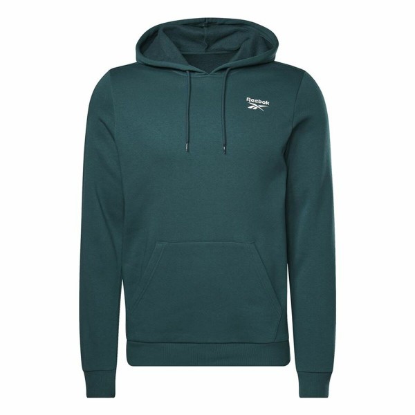Ανδρικό Φούτερ με Κουκούλα Reebok Identity Fleece Πράσινο