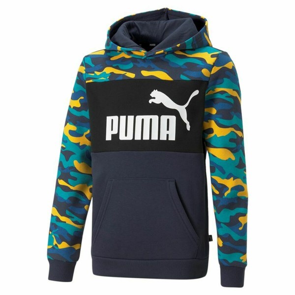 Παιδικό Φούτερ με Κουκούλα Puma Essentials Πολύχρωμο Καμουφλάζ