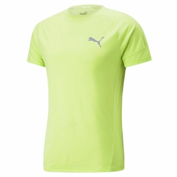 Ανδρική Μπλούζα με Κοντό Μανίκι Puma Evostripe Πράσινο