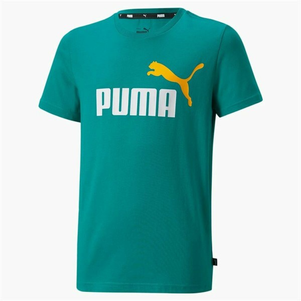 Παιδικό Μπλούζα με Κοντό Μανίκι Puma Essentials+ Two-Tone Logo