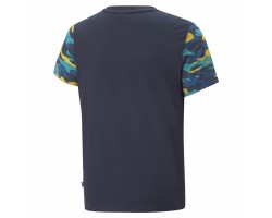 Παιδικό Μπλούζα με Κοντό Μανίκι Puma Essentials+ Καμουφλάζ Παιδιά Μαύρο