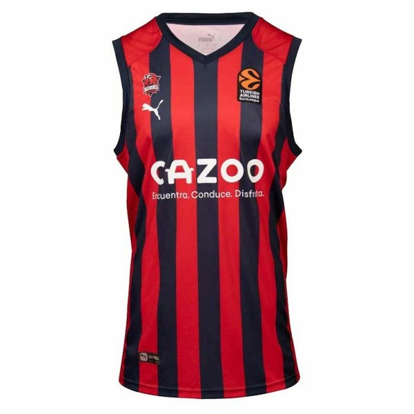 Μπλουζάκι μπάσκετ Puma Baskonia Home 22/23 Κόκκινο