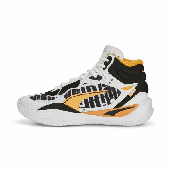 Παπούτσια Μπάσκετ για Ενήλικες Puma Playmaker Pro Mid Λευκό