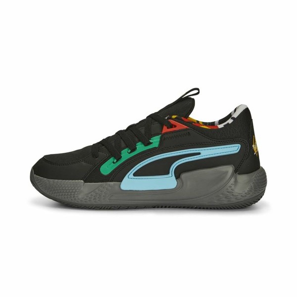Παπούτσια Μπάσκετ για Ενήλικες Puma Court Rider Chaos Μαύρο