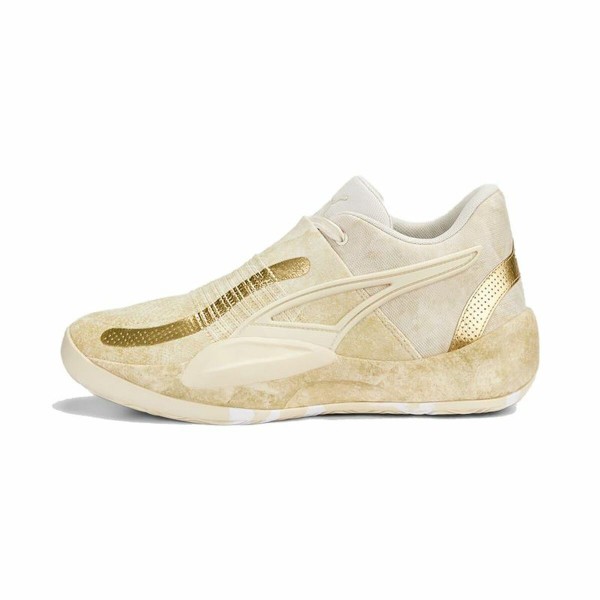 Παπούτσια Μπάσκετ για Ενήλικες Puma Rise NITRO Χρυσό Μπεζ