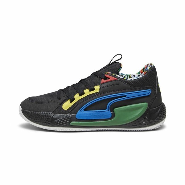 Παπούτσια Μπάσκετ για Ενήλικες Puma  Court Rider Chaos Μαύρο