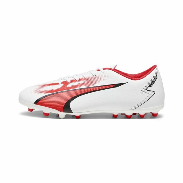 Μπάλες Ποδοσφαίρου για Ενήλικες Puma Ultra Play MG Λευκό Κόκκινο