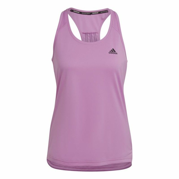 Γυναικεία Tank Top Adidas Designed To Move 3 Stripes Μωβ