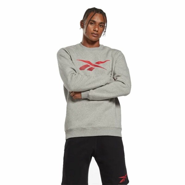 Ανδρικό  Φούτερ χωρίς Κουκούλα Reebok Identity Γκρι