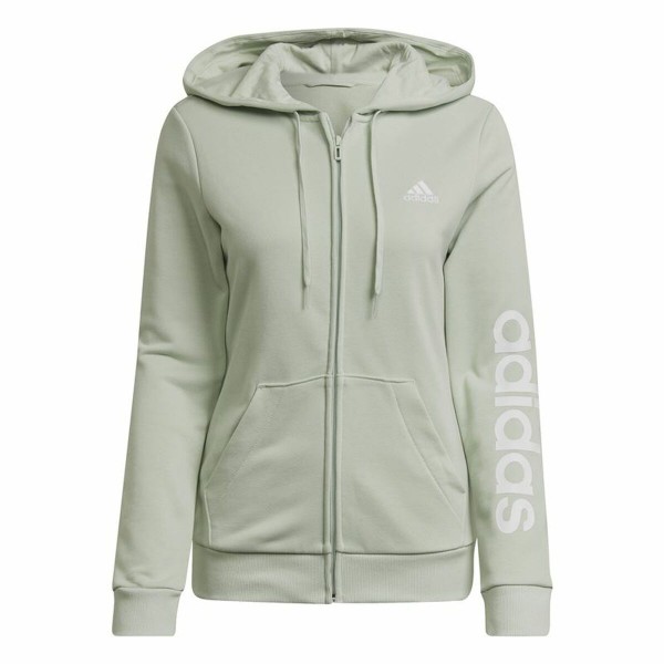 Γυναικείο Αθλητικό Μπουφάν Adidas Essentials Logo Ανοιχτό Πράσινο