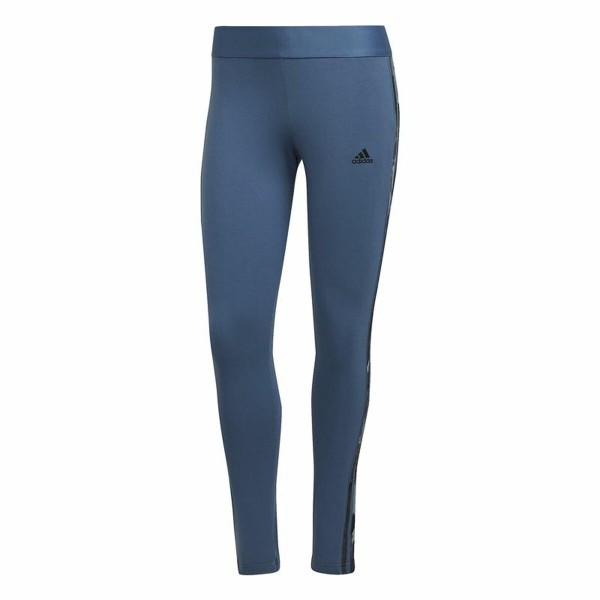 Αθλητικά Γυναικεία Κολάν Adidas Loungewear Essentials 3 Stripes Μπλε