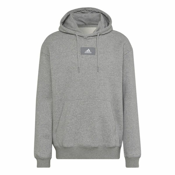 Ανδρικό Φούτερ με Κουκούλα Adidas FeelVivid Fleece Drop Γκρι
