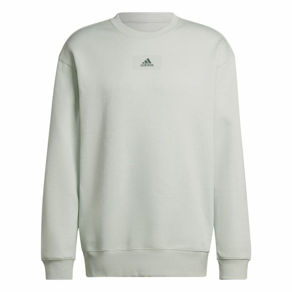 Ανδρικό  Φούτερ χωρίς Κουκούλα Adidas Essentials Feelvivid Ανοιχτό Πράσινο