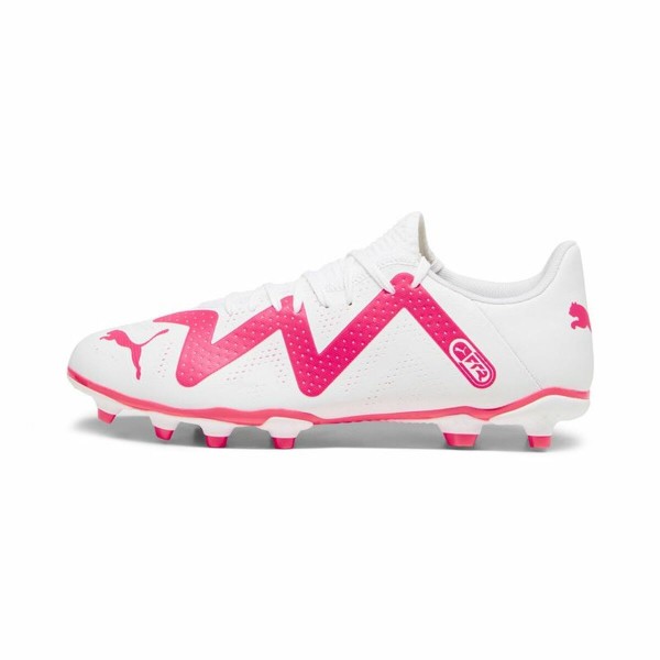 Μπάλες Ποδοσφαίρου για Ενήλικες Puma Future Play FG/AG Λευκό Φούξια