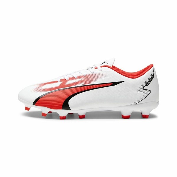 Μπάλες Ποδοσφαίρου για Ενήλικες Puma Ultra Play FG/AG Λευκό Κόκκινο