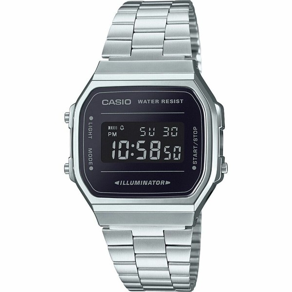 Ανδρικά Ρολόγια Casio Μαύρο Ασημί (Ø 36 mm)